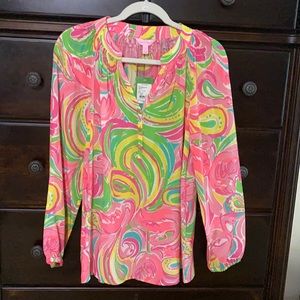 Lilly Pulitzer NWTS Elsa top Multi All Nighter